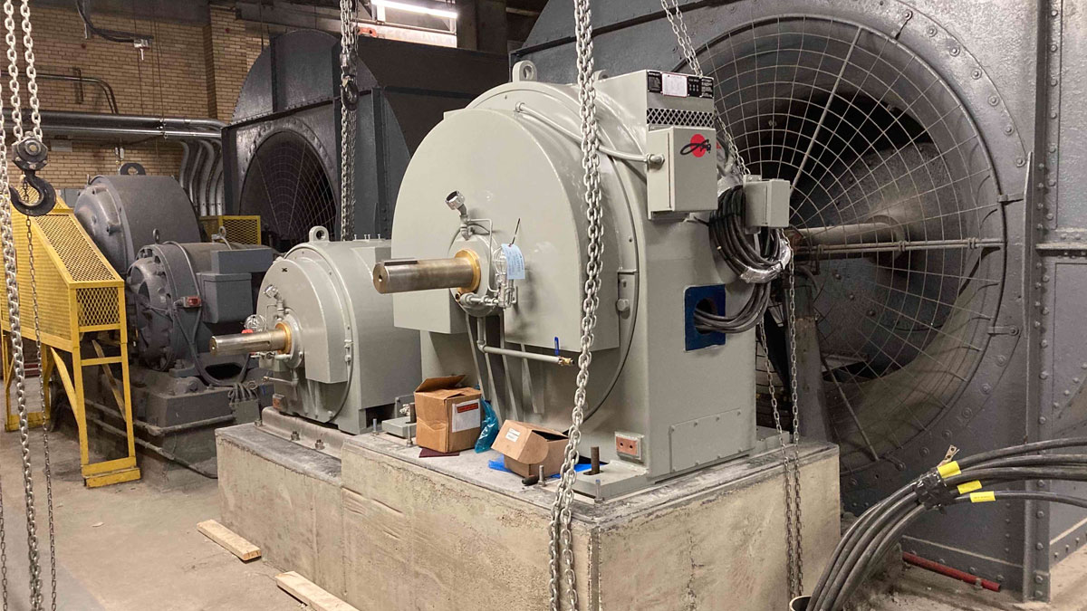 Queens Midtown Tunnel Ventilation Fan Motors