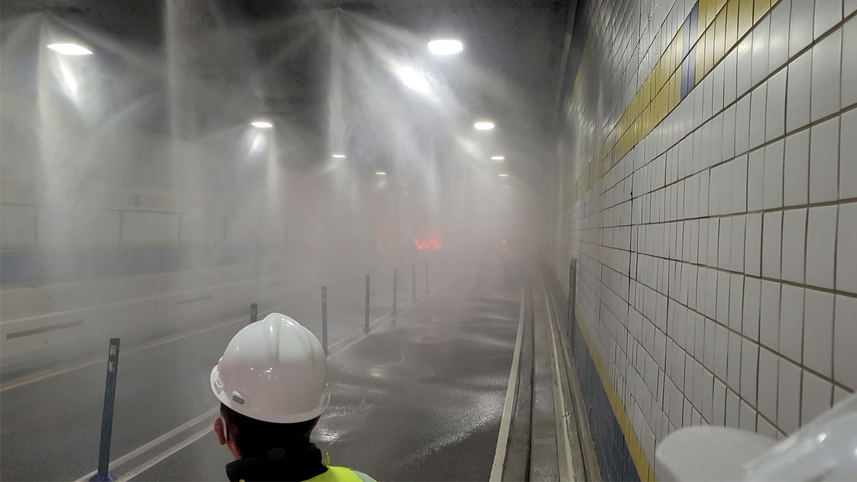 Brooklyn Battery Tunnel Fire Supression System